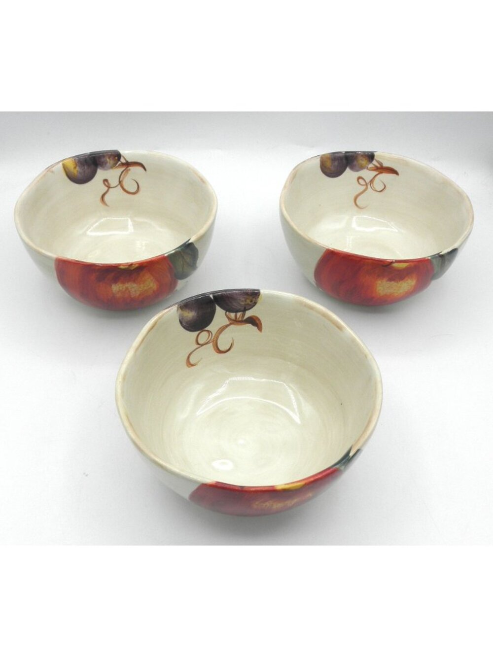 Venetian by Tabletops Unlimited Round Soup Cereal Bowls Set of 3 TAUVENET